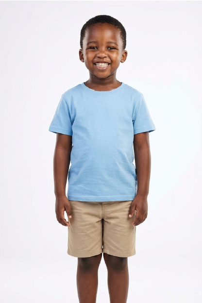 Child smiling at a birthday party